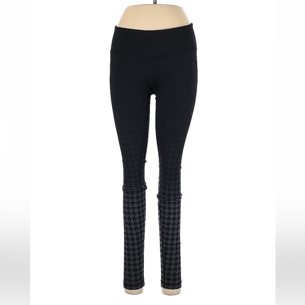 Lululemon Leggings with Gingham Pattern Size 8